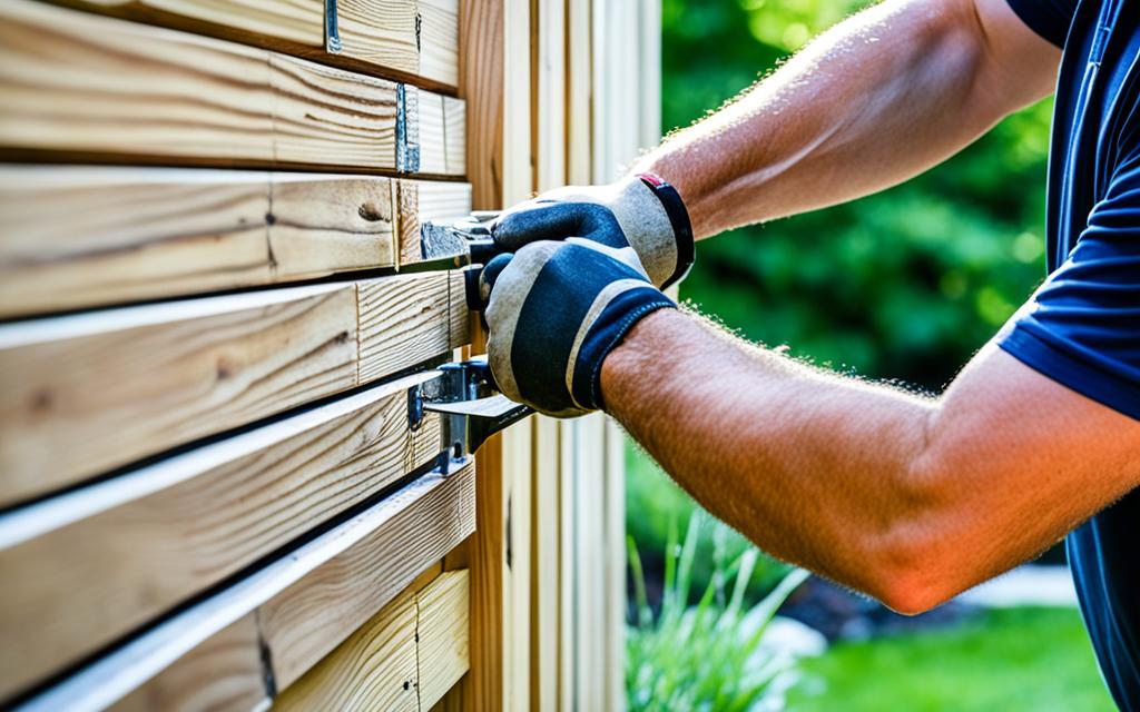 pose de clôture en bois pose de clôture en bois